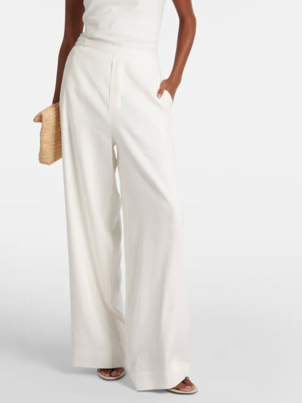 SIR Dorian Linen Wide Leg Pants. Size 2.